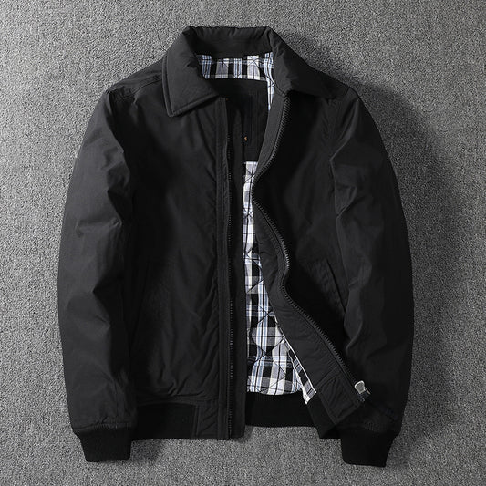 Thickened Tooling Jacket Cotton-padded Jacket Middle-aged Men's Clothin